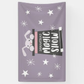 魔法ショーバースデーパーティマジシャン 横断幕 (縦)