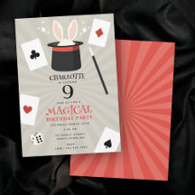 魔法ショーマジシャン子供の誕生日パーティー