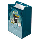 魔法ショー青ありがとう ミディアムペーパーバッグ (正面アングル)