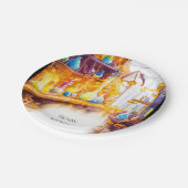 魔法シンプル実験科学者誕生日 ペーパープレート (アングル)