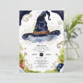 魔法シンプル誕生日 招待状 (スタンド正面)