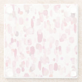 魔法スイッチ、ヴィンテージシームレスなパターン。 ガラスコースター (裏面)