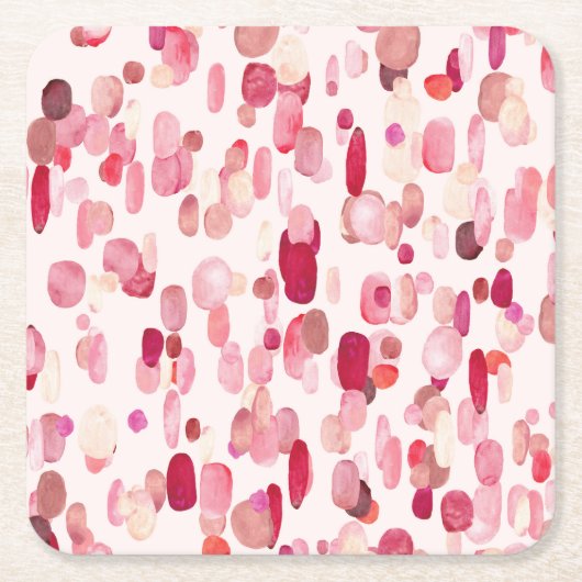 魔法スイッチ、ヴィンテージシームレスなパターン。 スクエアペーパーコースター (正面)