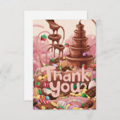 魔法スウィートチョコレートサンキューカード サンキューカード (正面/裏面)