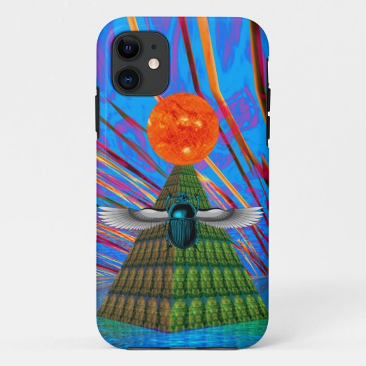 魔法スカラブiPhone / iPadケース Case-Mate iPhoneケース (裏面)