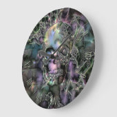 魔法スカル ラージ壁時計 (傾斜)