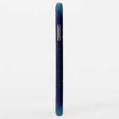 魔法スクエア33モノグラムティール(緑がかった色)アクアブルーターカーゼ Case-Mate iPhoneケース (裏面/右)