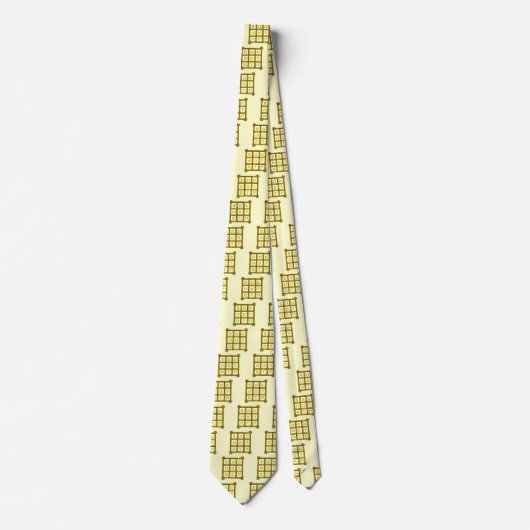 魔法スクエア33,クリーム ネクタイ (正面)