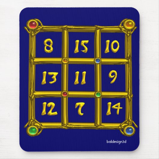 魔法スクエア33 マウスパッド (正面)