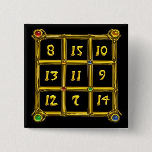 魔法スクエア33 缶バッジ (正面)