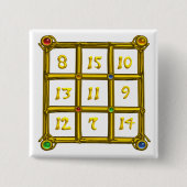 魔法スクエア33 缶バッジ (正面)