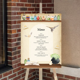 魔法スクールウィザードパーティーカスタムウェルカムサイン ポスター