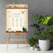 魔法スクールウィザードパーティーカスタムウェルカムサイン ポスター