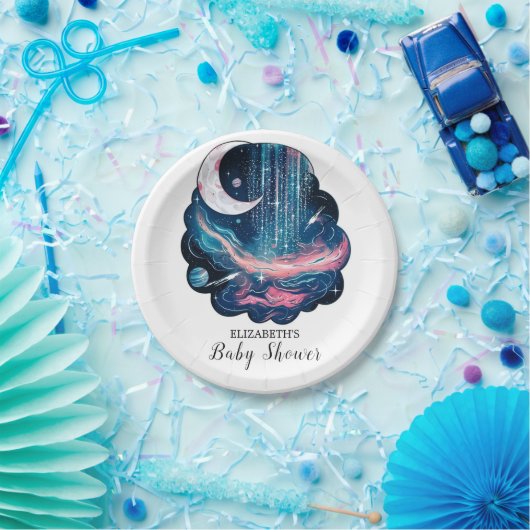 魔法スターエレガントズベビーシャワー ペーパープレート (パーティー)