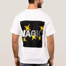 魔法スターズホワイトTシャツ | Zデザイン