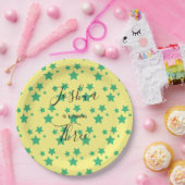 魔法スターバースデーグリーンイエローサーカスパーティー ペーパープレート (パーティー)