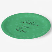 魔法スターバースデーグリーンサーカスパーティー ペーパープレート (アングル)