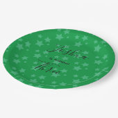 魔法スターバースデーグリーンサーカスパーティー ペーパープレート (アングル)