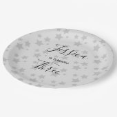 魔法スターバースデーグレーベビー 男女兼用 ペーパープレート (アングル)