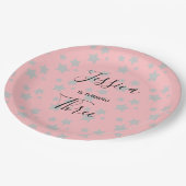 魔法スターバースデーベビーガール紙プレート ペーパープレート (アングル)