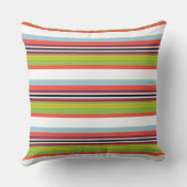 魔法ストライプカラフル クッション (裏面)