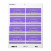 魔法スパークルUピックカラー天然製品 ラベル (フルシート)