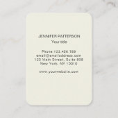 魔法スピリチュアル名刺 名刺 (裏面)