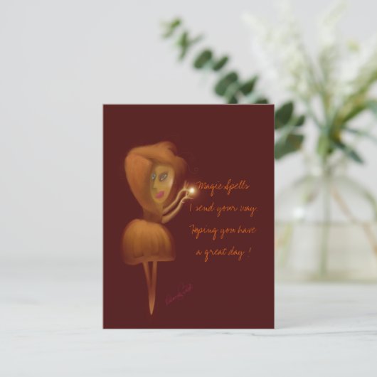 魔法スペル ポストカード (スタンド正面)