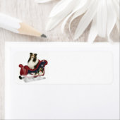 魔法スリーシェットランド・ シープドッグ ラベル (インサイチュ)