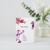 魔法スワールオレンジ酸ジェムモノグラム 名刺 (スタンド正面)