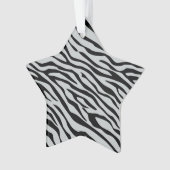 魔法ゼブラクリックシストラカスタマイズーをグレーカラーに オーナメント (正面)