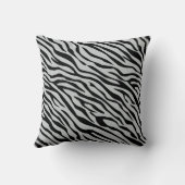 魔法ゼブラクリックシストラカスタマイズーをグレーカラーに クッション (裏面)