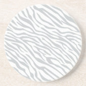 魔法ゼブラクリックシストラカスタマイズーをグレーカラーに コースター (正面)