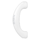 魔法ゼブラクリックシストラカスタマイズーをグレーカラーに セラミックキャビネット取っ手 (側面)