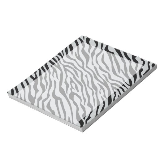魔法ゼブラクリックシストラカスタマイズーをグレーカラーに ノートパッド (回転)