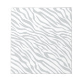 魔法ゼブラクリックシストラカスタマイズーをグレーカラーに ノートパッド (正面)