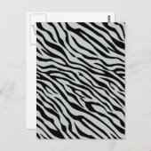 魔法ゼブラクリックシストラカスタマイズーをグレーカラーに ポストカード (正面/裏面)