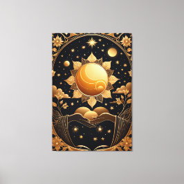 魔法タロット絵画の キャンバスプリント