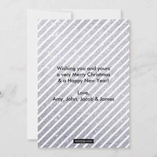 魔法ダストフォトホリデーカード シーズンカード (裏面)