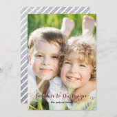 魔法ダストフォトホリデーカード シーズンカード (正面/裏面)