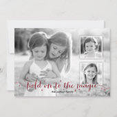 魔法ダストレッド3フォトホリデーカード シーズンカード (正面)