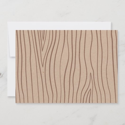 魔法ツリーハウス誕生日の招待状 招待状 (裏面)