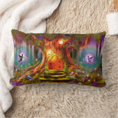 魔法ツリー子供部屋クッション ランバークッション (ブランケット)