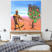 魔法ツリー キャンバスプリント (インサイチュ (寝室))
