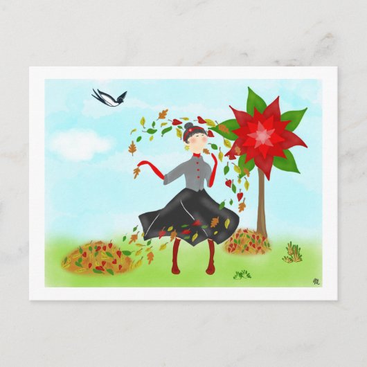 魔法ツリー_ドジャズ ポストカード (正面)