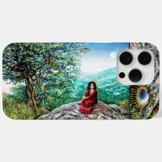 魔法ツリー/ドーン・イン・ザ・ウッドとレディ・イン・レッド Case-Mate iPhoneケース (裏面 (横))