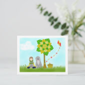 魔法ツリー_レスト ポストカード (スタンド正面)