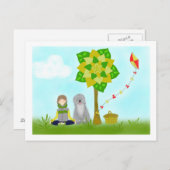 魔法ツリー_レスト ポストカード (正面/裏面)