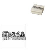 魔法ティラノサウルスブルードラゴンヴァンパイアウィザーズ ラバースタンプ (押印)