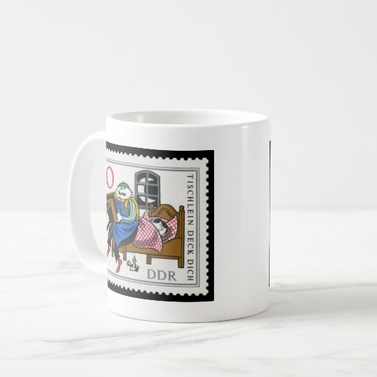 魔法テーブル、ロバとスティック20 DDR コーヒーマグカップ (正面左)